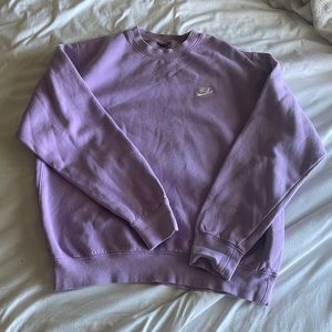 Purple Nike crewneck